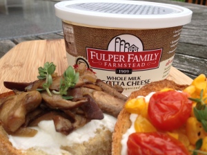 The ricotta is a star ingredient, and this ricotta from Fulper Family Farmstead is fresh and fantastic